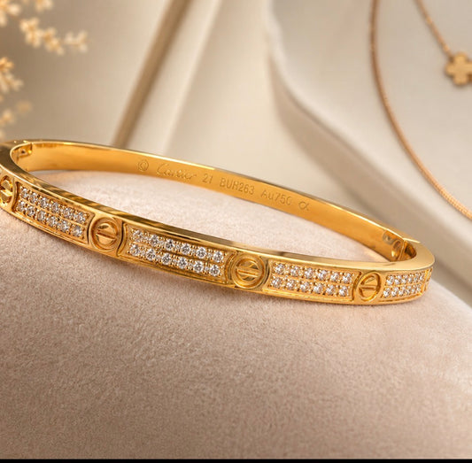 18ct gold filled bangle