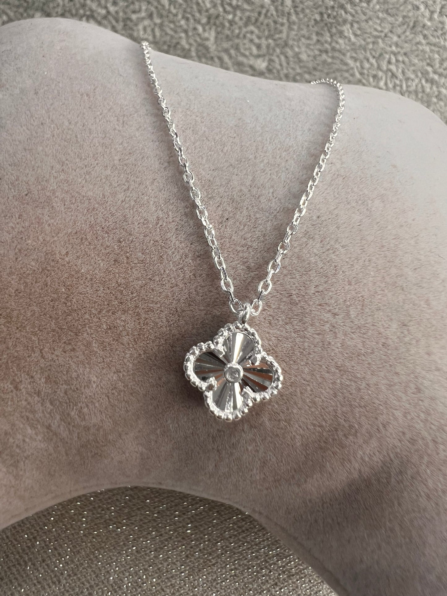 Solid Sterling Silver Clover
