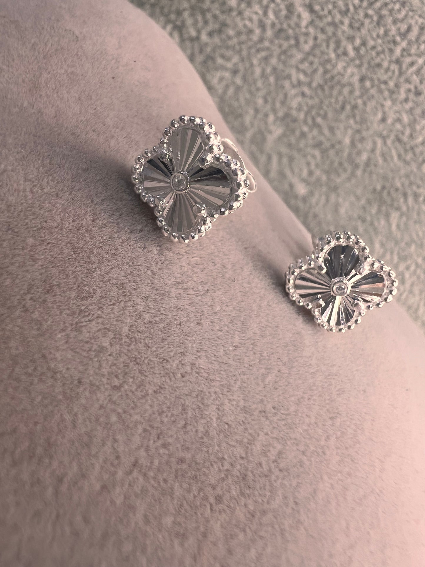 Solid Sterling Silver Clover