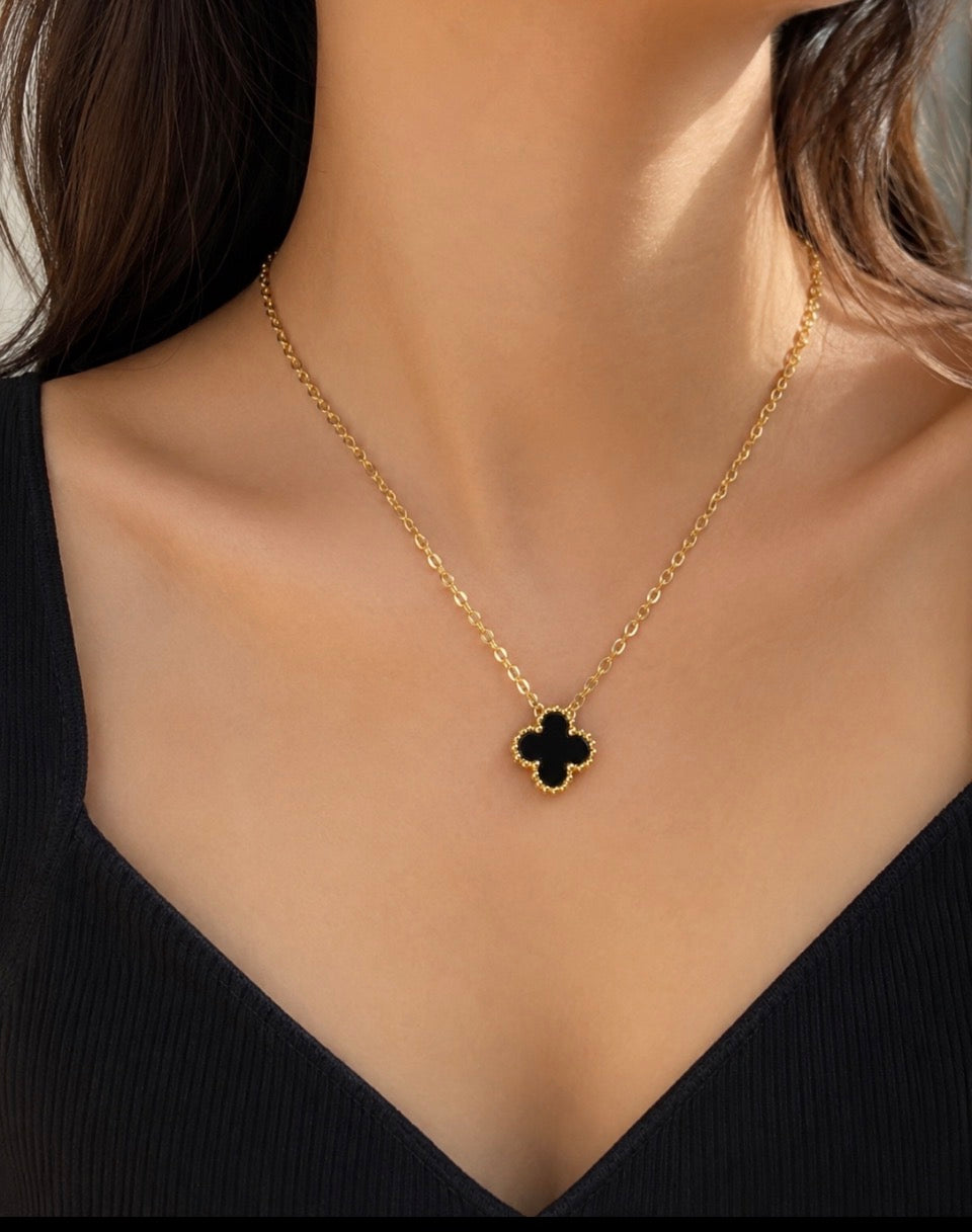 18ct gold filled Onyx set