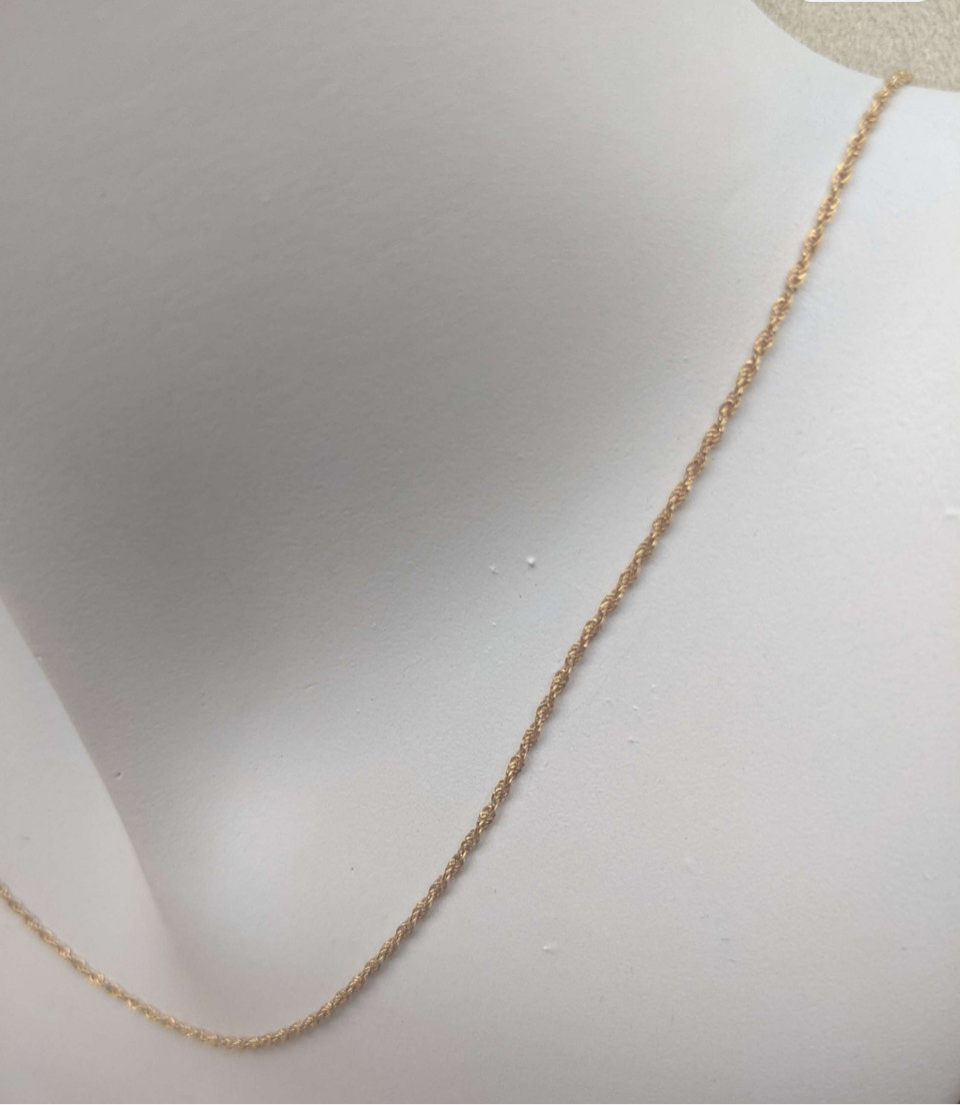 Pure 18ct  Gold Snake Necklace