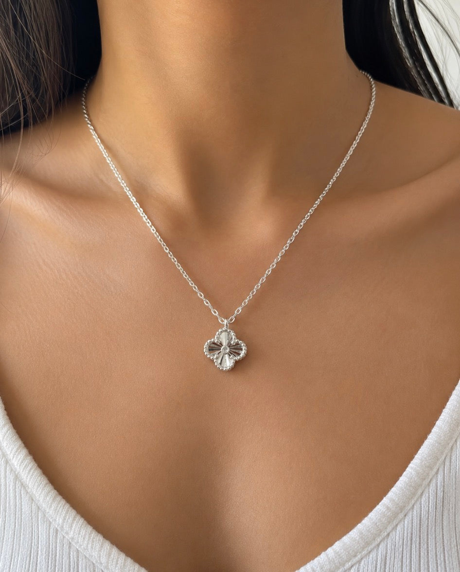 Solid Sterling Silver Clover